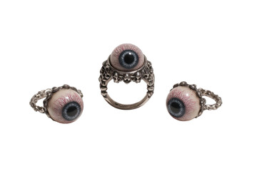 Eyeball Rings On Black