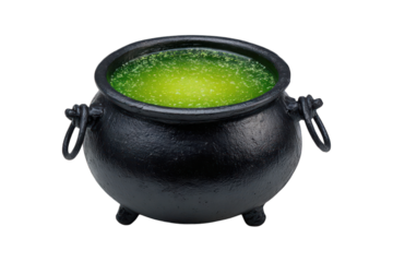 Witch's Cauldron and Green Potion