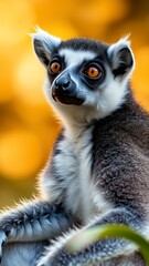Fototapeta premium Contemplative Lemur