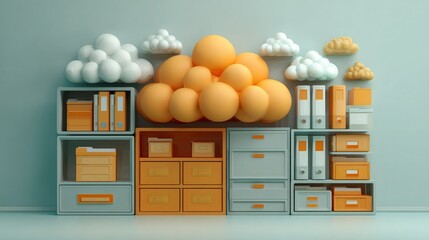 multicloud file storage strategy, concept: data security, 16:9