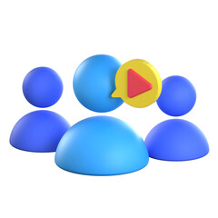 Watch Clock 3D Icon Colorful Style