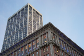 modern office building in the city