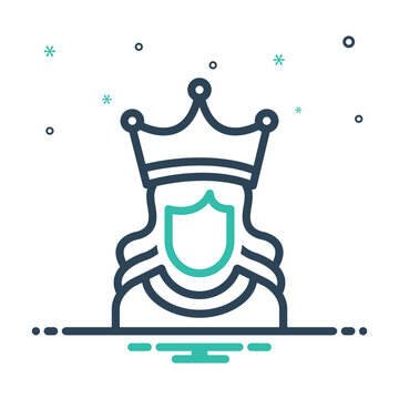 Mix icon for princess