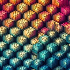 Hexagonal with architectural pattern sophistication