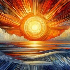 Its layered impressionistic texture