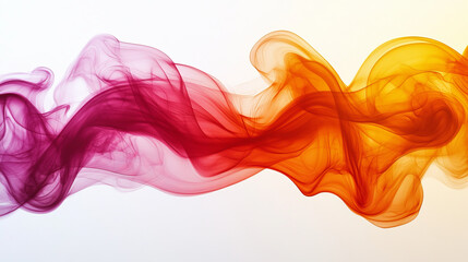 Obraz premium Abstract smoke patterns in vibrant colors
