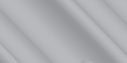 Abstract  white and gray color, modern design stripes background with geometric round shape. Vector illustration.