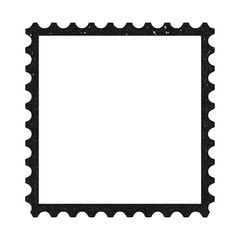 PNG Vintage postage stamp frame illustration.