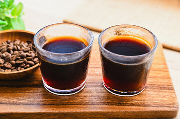 固まったコーヒーゼリー