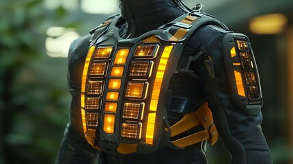Futuristic Solar Powered Armor