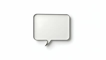 Symbol A speech bubble crafted from digital wireframe, styled in a digital format, displayed in wireframe view on a white background