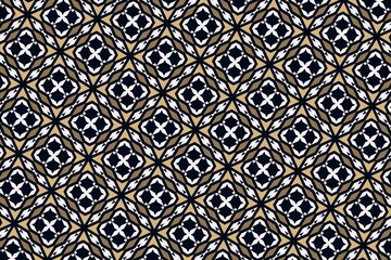 Geometric pattern, modern gold and blue design, luxurious home decor, sophisticated symmetrical motif, stylish home accessories, elegant geometric print, chic wallpaper design, refined home textile pa