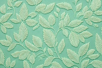An elegant repeating leaves patterns creating a lush floral pattern. The design adds touch of nature to any project.