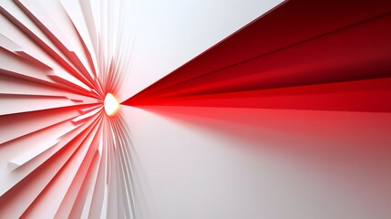 laser beam cut across the canvas in red vector format, sharp edges and white background
