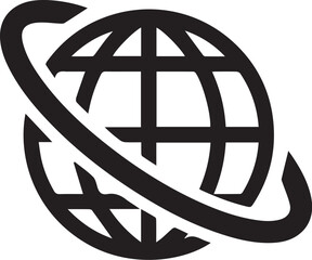 Global Network Planet Earth Icon