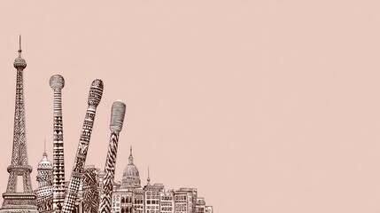 World Cityscapes Collage