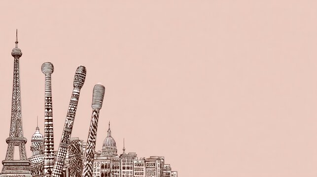World Cityscapes Collage