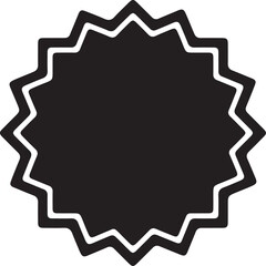 Starburst Badge Outline Icon