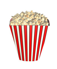 Full butter cheesy popcorn in box 