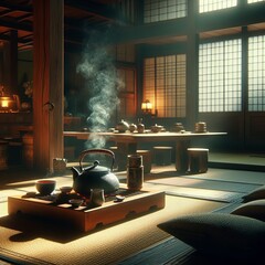 wafting through the air