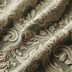 Sage green vintage romantic aesthetics