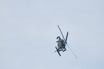 Colombian Air Force Black Hawk Helicopter in Flight