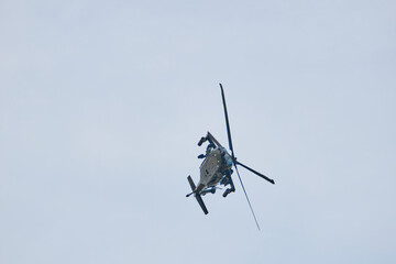 Colombian Air Force Black Hawk Helicopter in Flight