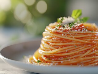 Spaghetti Pasta Food Meal.