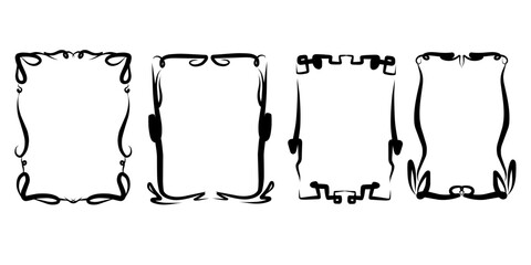 set of vintage frames