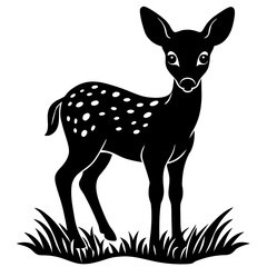 silhouette of a deer