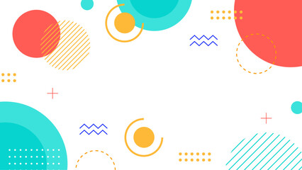 Colorful abstract geometric shapes for graphic design projects, social media posts, backgrounds, packaging, and print materials. Perfect for vibrant design needs.