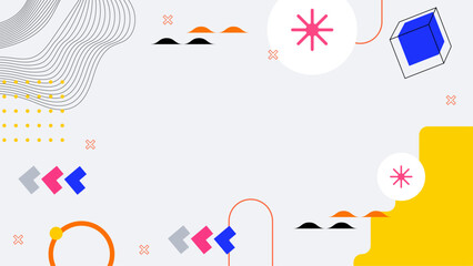 Abstract colorful design with geometric shapes perfect for backgrounds, posters, website graphics, and modern art concepts. Ideal for creative projects.