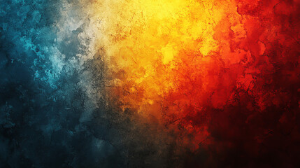 Fototapeta premium Abstract blend of contrasting colors