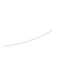 Minimalist airplane line drawing in simple clean style for modern kids travel illustration clipart