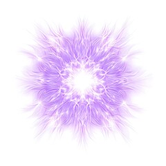 arcane energy burst with symmetrical vector lines in violet, glowing softly on white background
