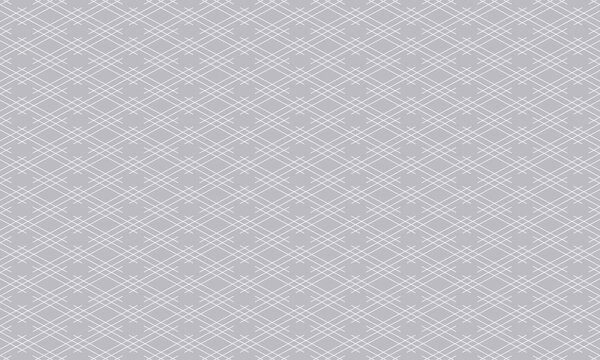 モダンな細い井筒割菱模様の壁紙