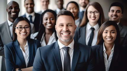 portrait of a business team