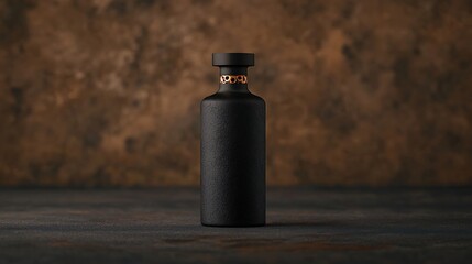 Premium Black Bottle Design, Luxury Product