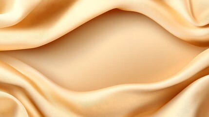 Obraz premium Creamy silk draped fabric