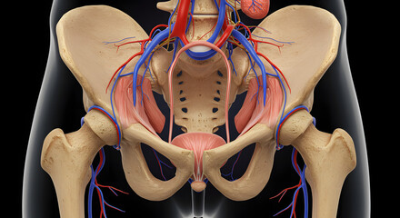 Human Pelvic Cavity Anatomy: Organs, Bones & Muscles