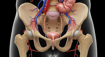 Human Pelvic Cavity Anatomy: Organs, Bones & Muscles