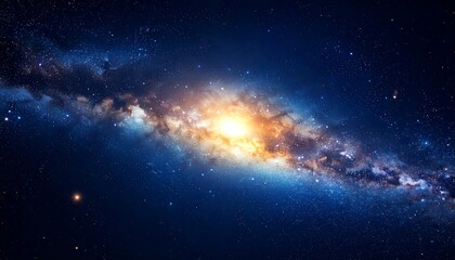 Fototapeta premium Cosmic spiral galaxy (1)