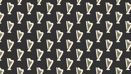 vector seamless music instrument pattern