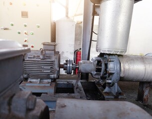 Motor pump assembly for repair  in maintenance and service repair concept.