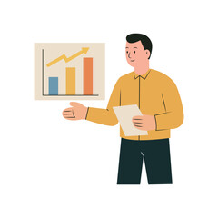 Man Business Presentation