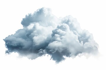 Dense layered cloud with natural shadows and highlights in a realistic sky render, suitable for sky or dreamscape concepts