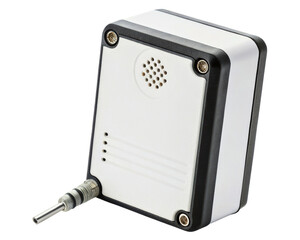 Fototapeta premium Electronic monitoring device with an alarm and sensor probe on a transparent background