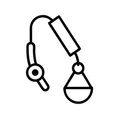 sling Line Icon Symbol Pictogram Outline