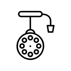 surgical light Line Icon Symbol Pictogram Outline