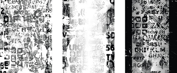 Glitch distorted geometric shape . Noise destroyed logo . Trendy cyber punk poster . Glitched frame .Grunge textured . Distressed effect .Vector shapes with a halftone dots screen print texture. 